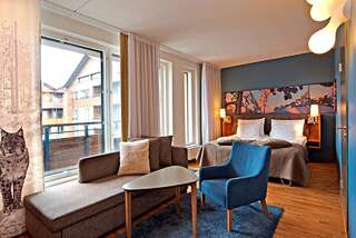 Отель Break Sokos Hotel Levi Леви Улучшенный двухместный номер Extra с 2 отдельными кроватями и сауной-1